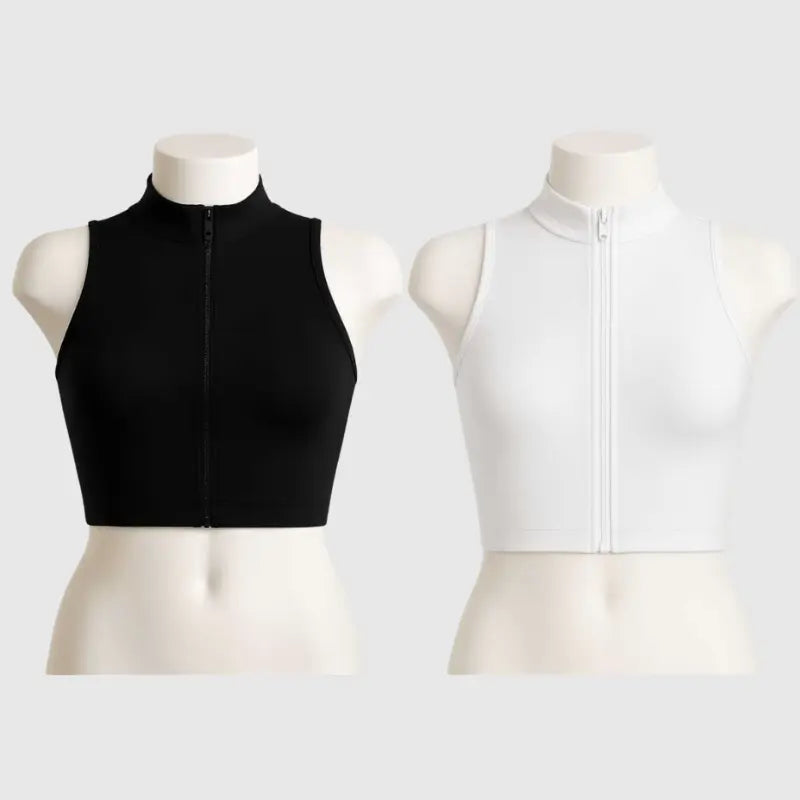 Kit 2 Coletes Fitness Feminino Cropped Premium | Oferta Especial