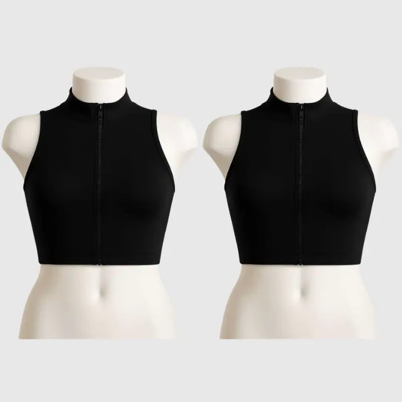 Kit 2 Coletes Fitness Feminino Cropped Premium | Oferta Especial