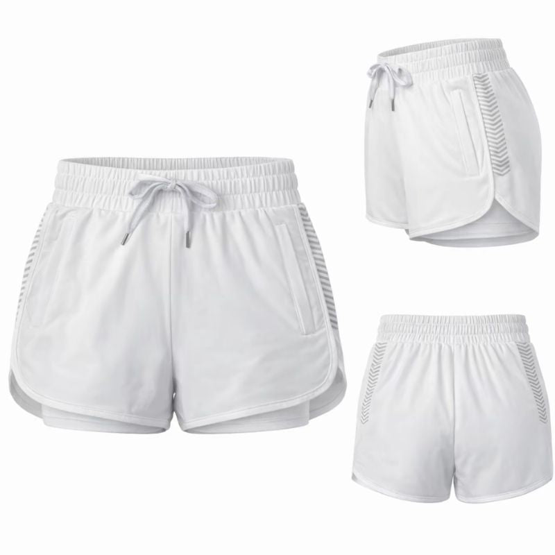 Short Fitness Feminino com Bolso Interno Porta Celular – Corrida, Academia e Treino
