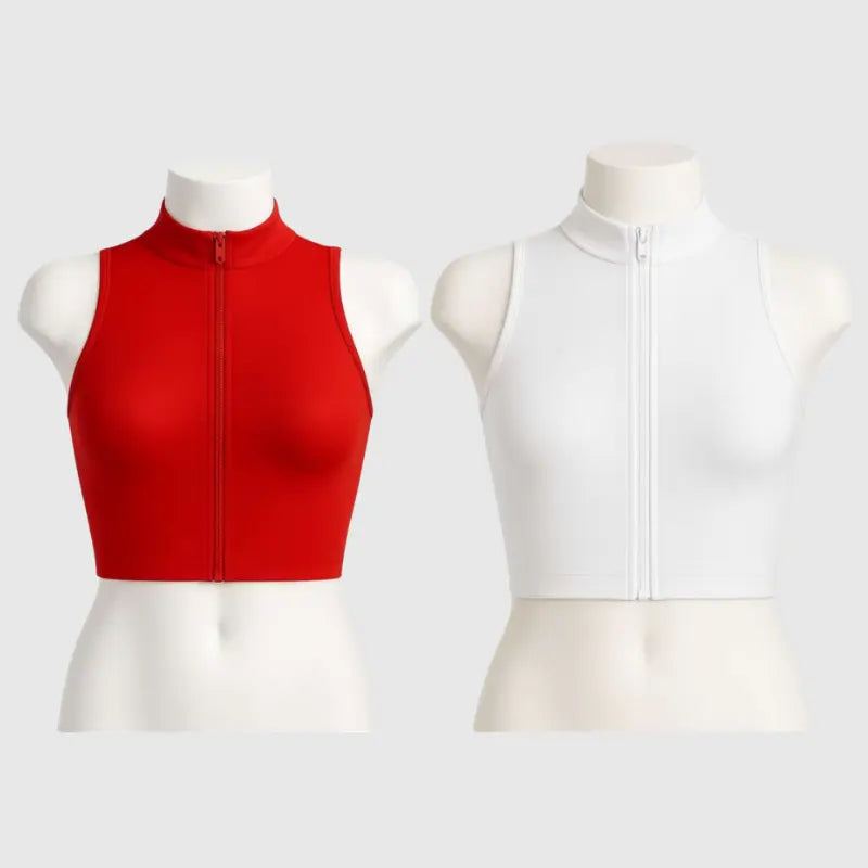 Kit 2 Coletes Fitness Feminino Cropped Premium | Oferta Especial
