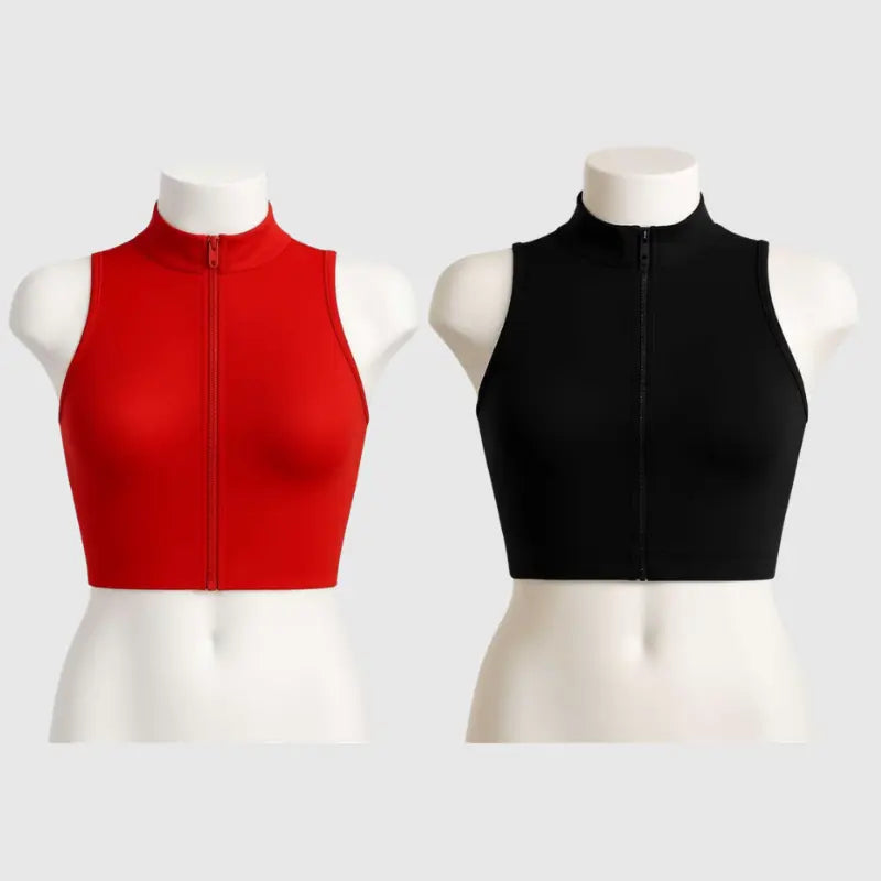 Kit 2 Coletes Fitness Feminino Cropped Premium | Oferta Especial