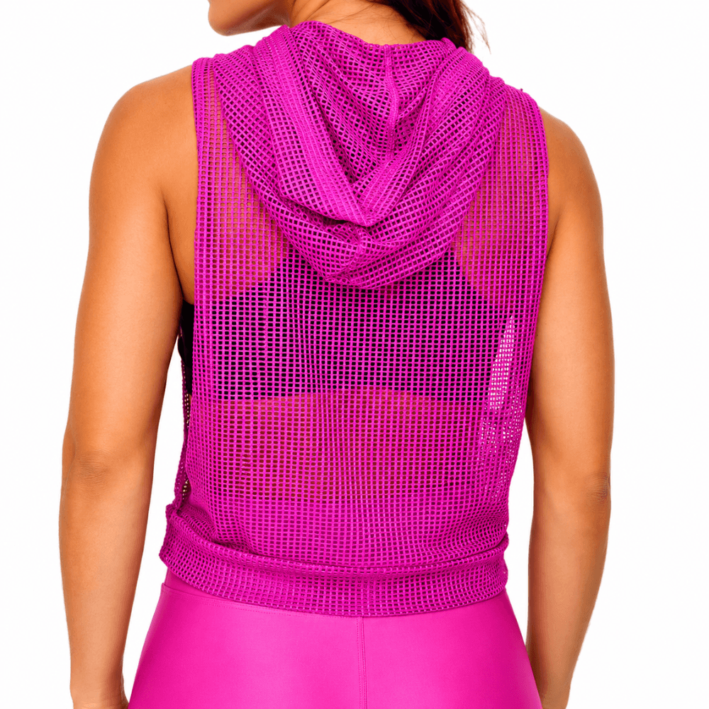 Calça Legging Fitness Feminina Rosa Pink Cintura Alta Zero Transparência Premium