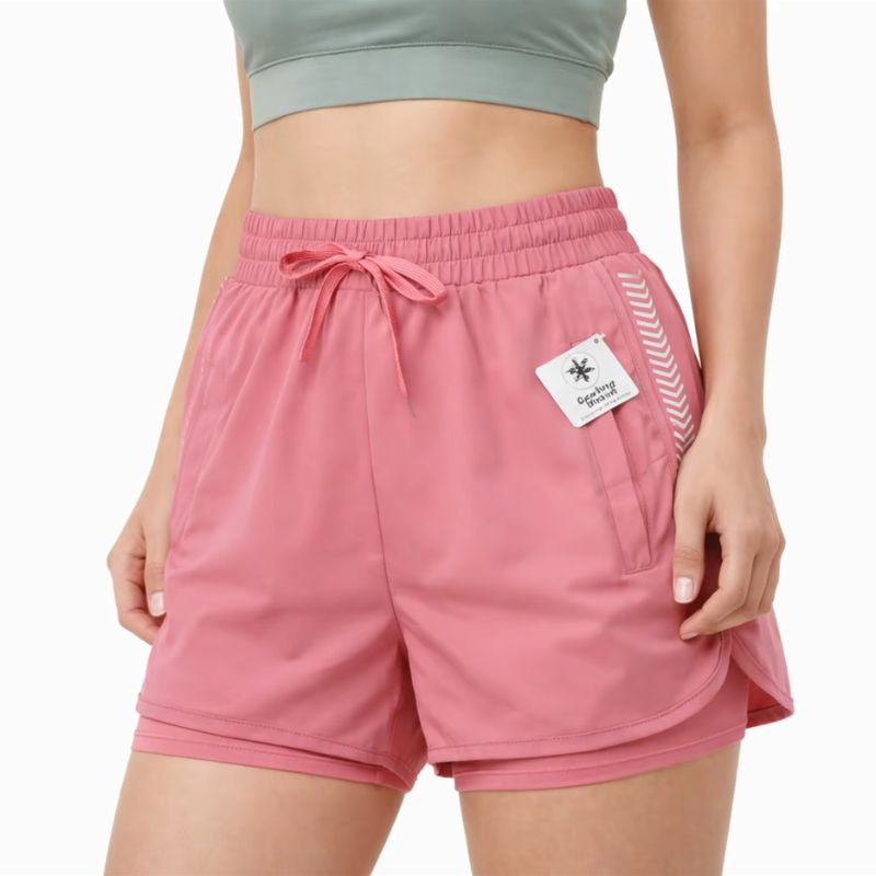 Short Fitness Feminino com Bolso Interno Porta Celular – Corrida, Academia e Treino