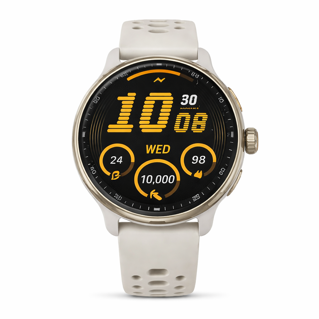 Smartwatch Esportivo GPS AMOLED 1.43" 3ATM com Chamadas