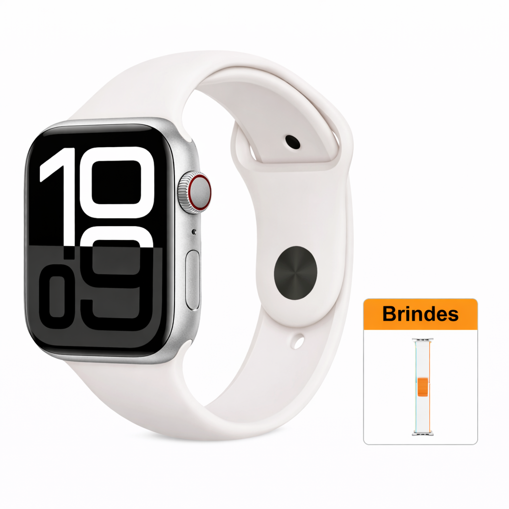 Smartwatch Fitness 11 PRO Bluetooth com Monitor Cardíaco e Notificações