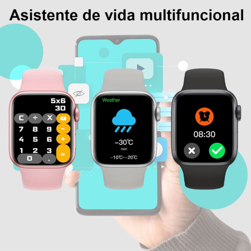Smartwatch Series 9 Bluetooth 2.01” HD Chamadas NFC
